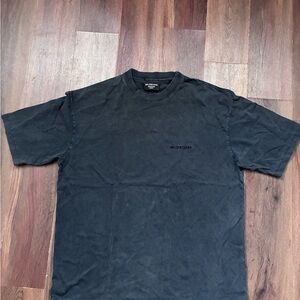 Balenciaga Black Short Sleeve Tee